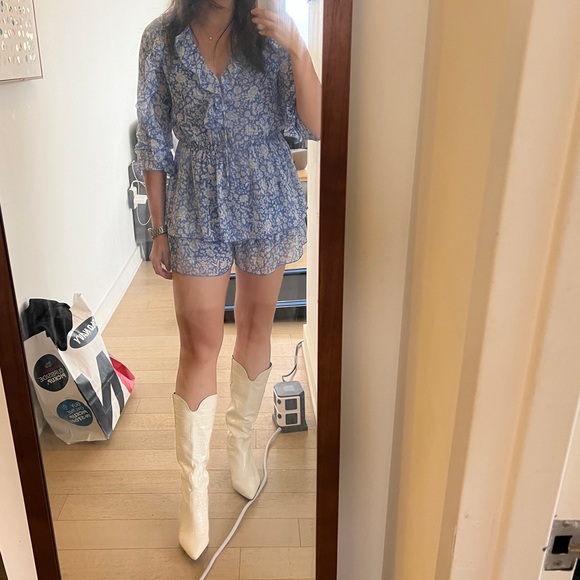 Flowy printed romper - Picture 2 of 6